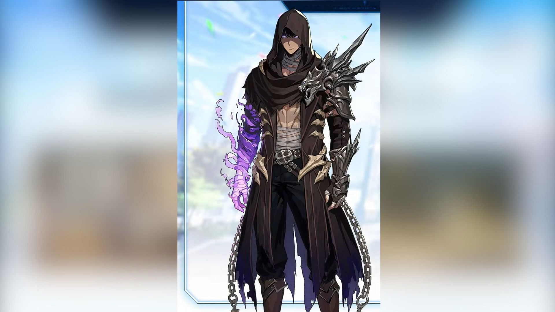 Sung Jinwoo&#039;s costume for the new Job, Shadow Lord: Ghost Guide. (Image via YT/Solo Leveling Arise JP)