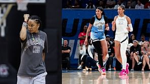 South Carolina HC Dawn Staley gives a sarcastic reply to fan who advises to not "cuss" after celebrating A'ja Wilson & Kamila Cardoso's game