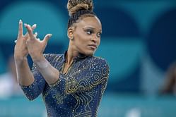 "That was my last all-around"- Rebeca Andrade hints final appearance in the event after losing the top position to Simone Biles at the Paris Olympics