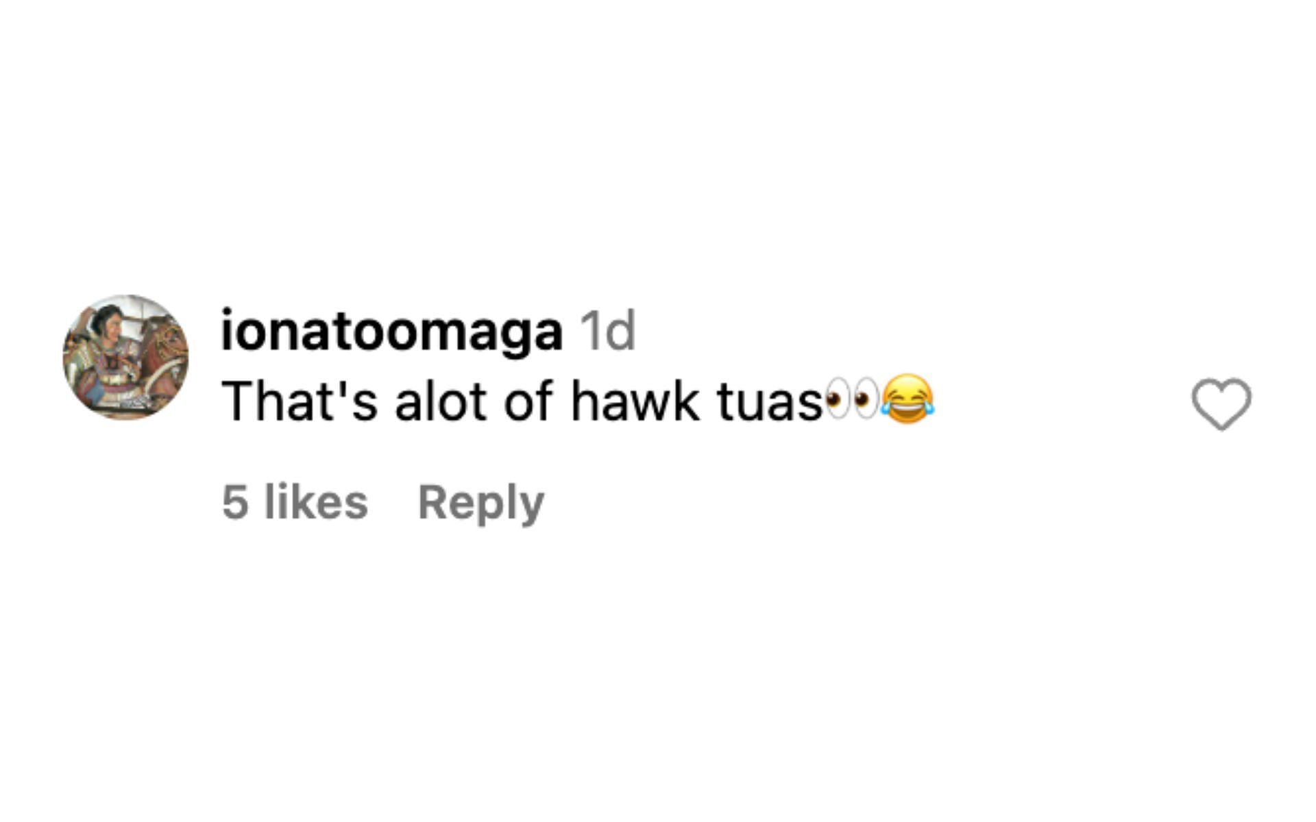 Fan reacting to Craig Jones&#039; Instagram post. [Image courtesy: @craigjonesbjj on Instagram]
