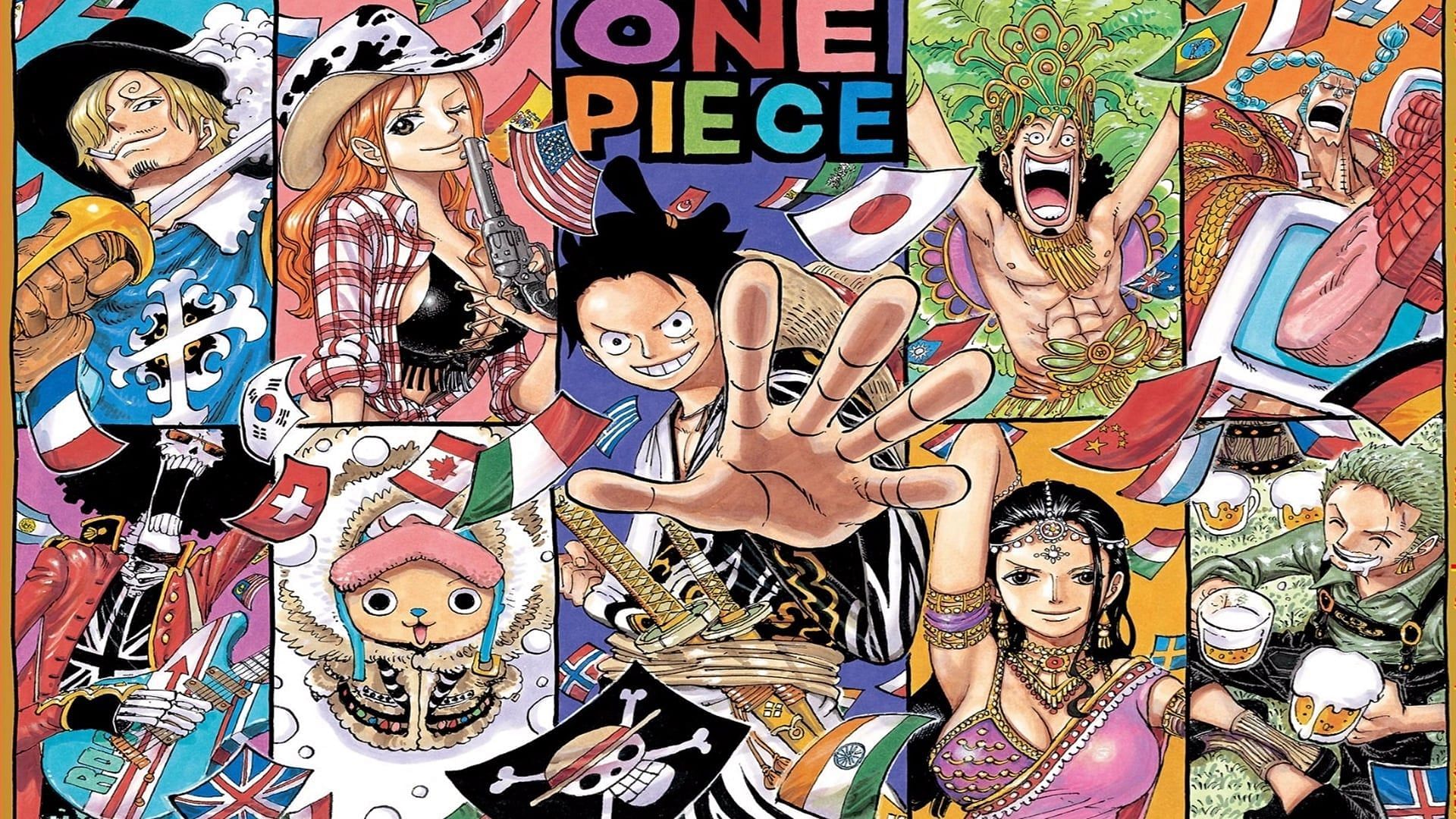 Chapter 790&#039;s color spread (Image via Shueisha)