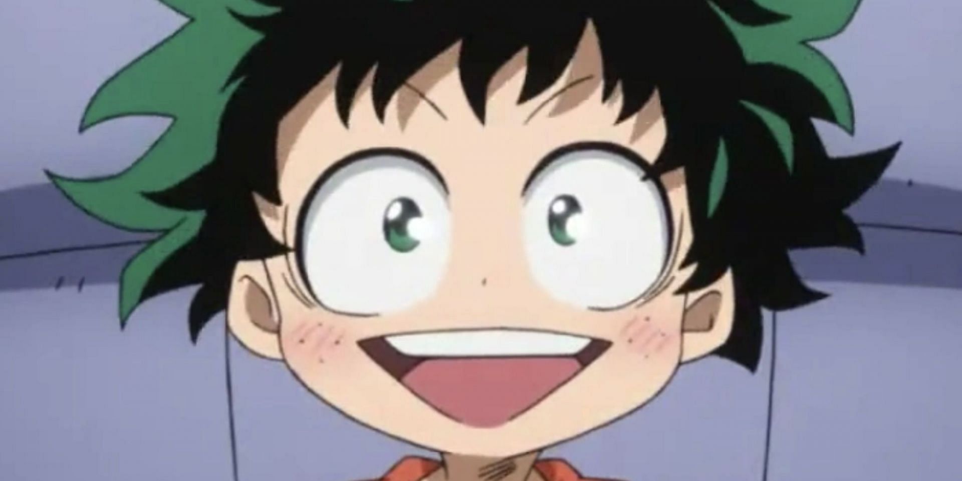 Young Deku as seen in anime (Image via Bones)