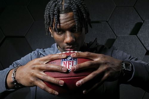 Malik Nabers at NFL Combine - Portraits (Credits: Getty)