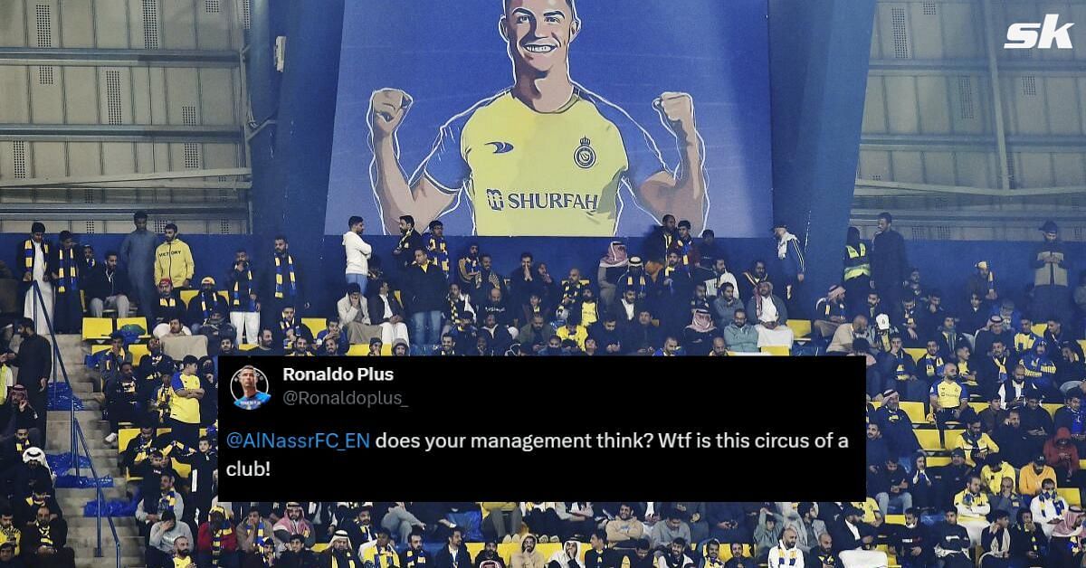 Cristiano Ronaldo for Al-Nassr (image via Getty and X)