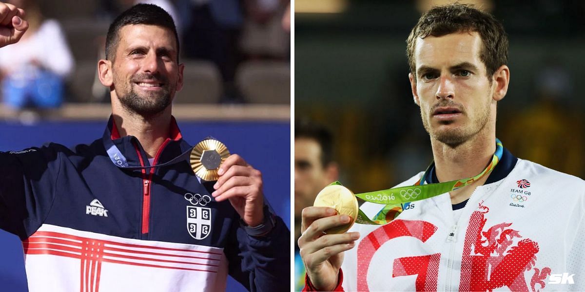 Novak Djokovic (L) and Andy Murray (R) (Source: Getty)