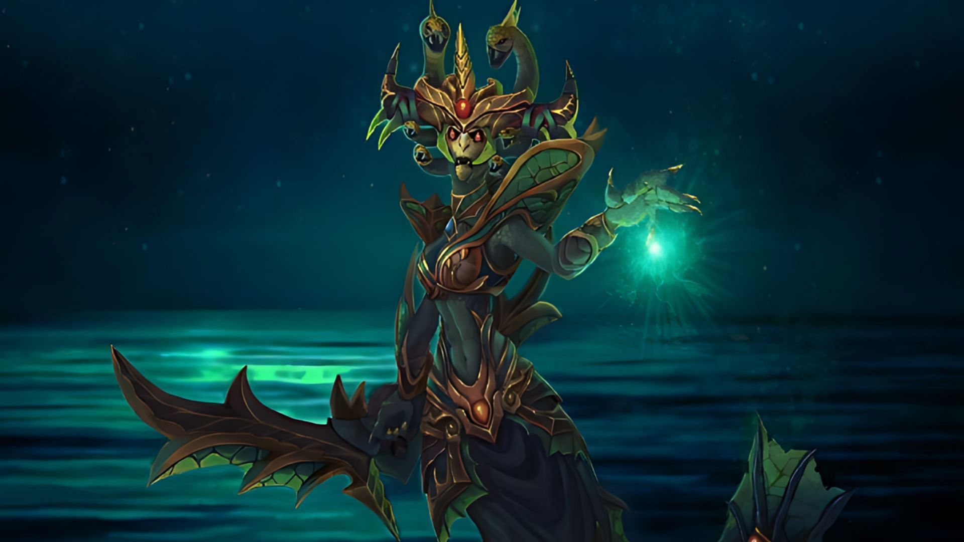 Medusa&#039;s Serpent of the Emerald Sea set (Image via Valve)