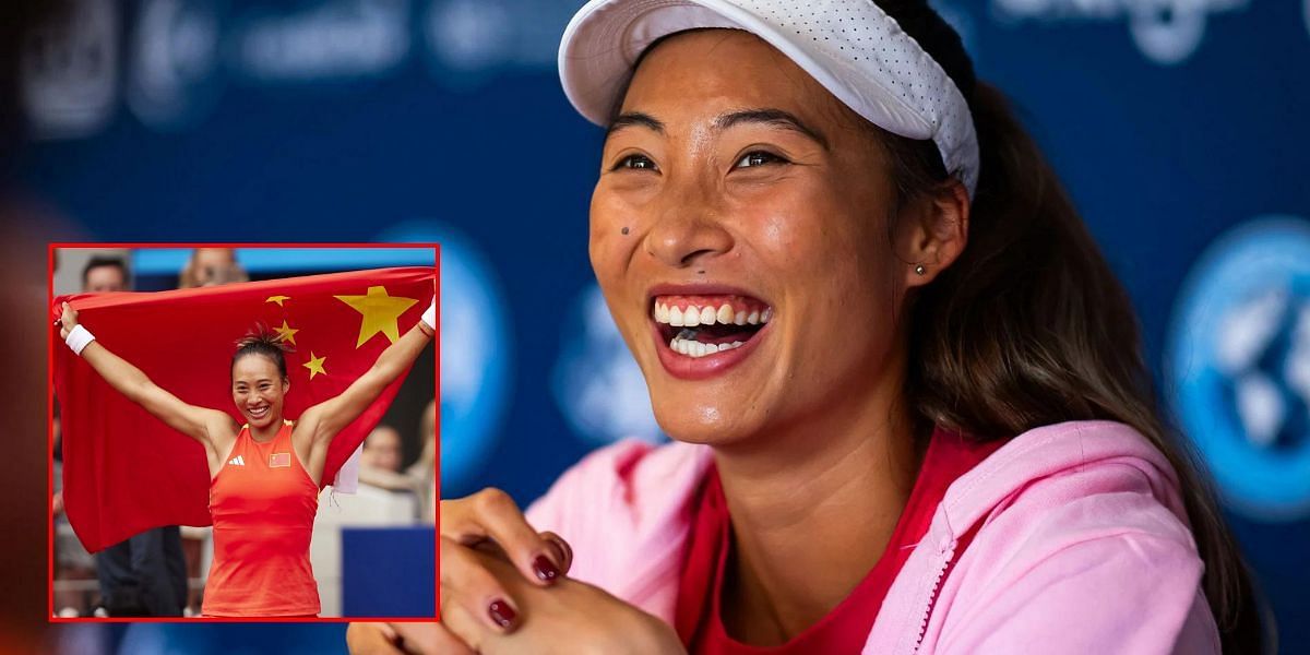 Zheng Qinwen. (Images via GETTY)