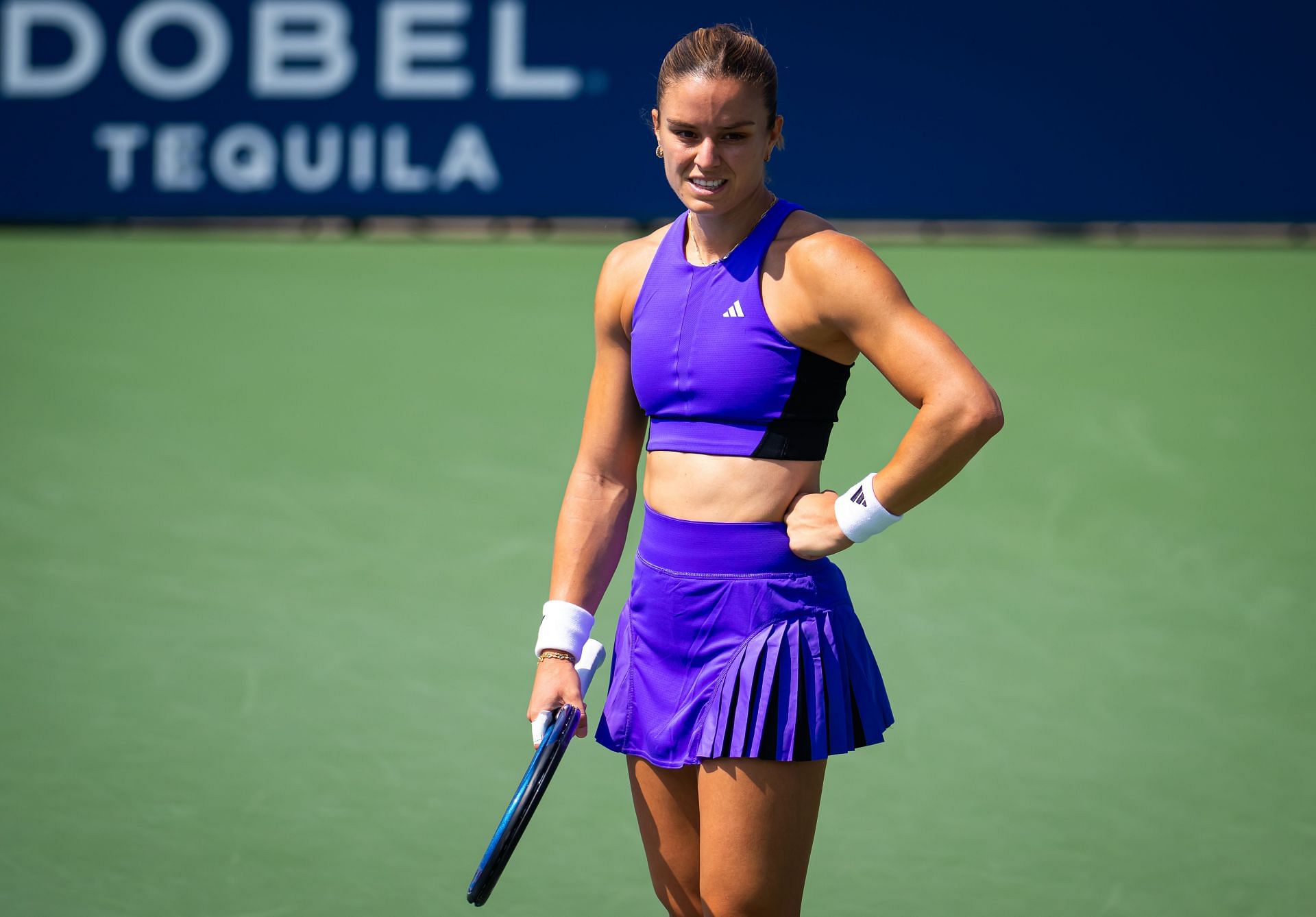 Maria Sakkari at the US Open 2024. (Photo: Getty)