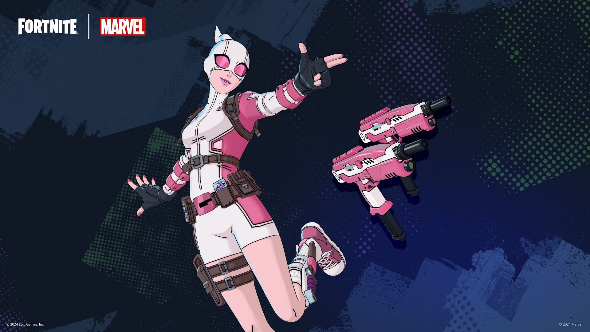 Gwenpool has secret quests in Fortnite (Image via Epic Games)