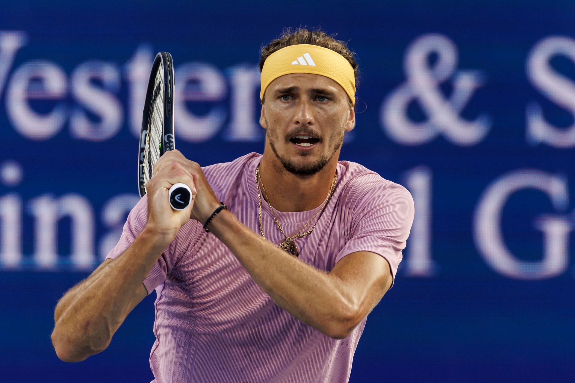 Alexander Zverev pictured at the 2024 Cincinnati Open (Source: Getty)