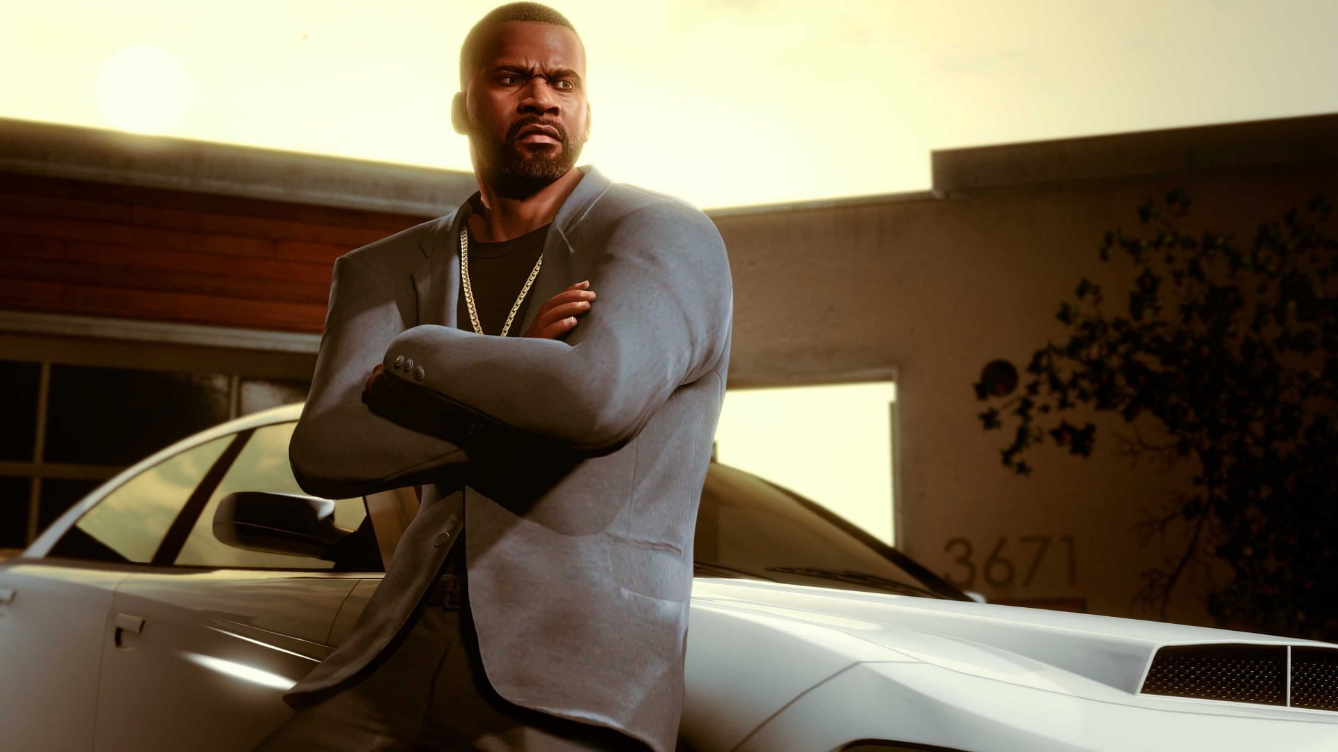 Franklin in Grand Theft Auto Online (Image via Rockstar Games)