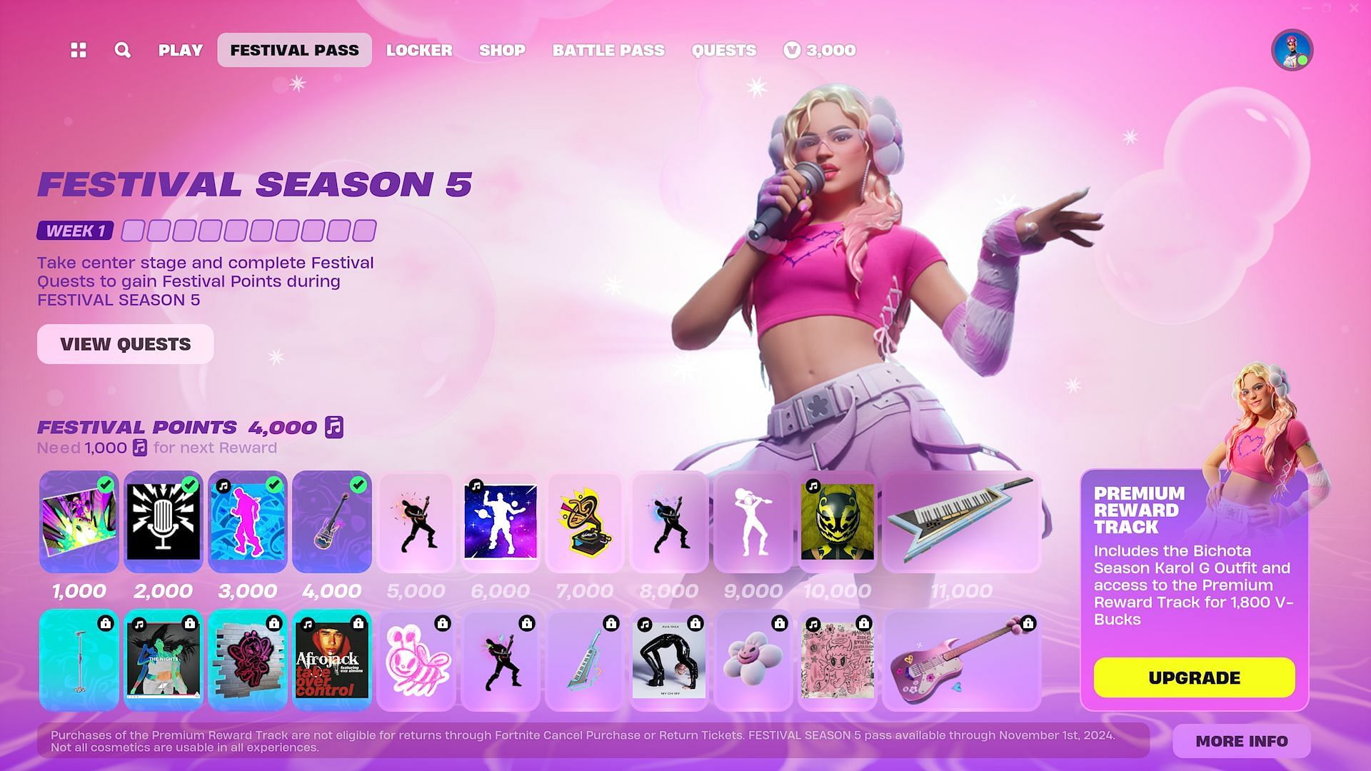 Festival Season 5 Pass (Image via Epic Games)