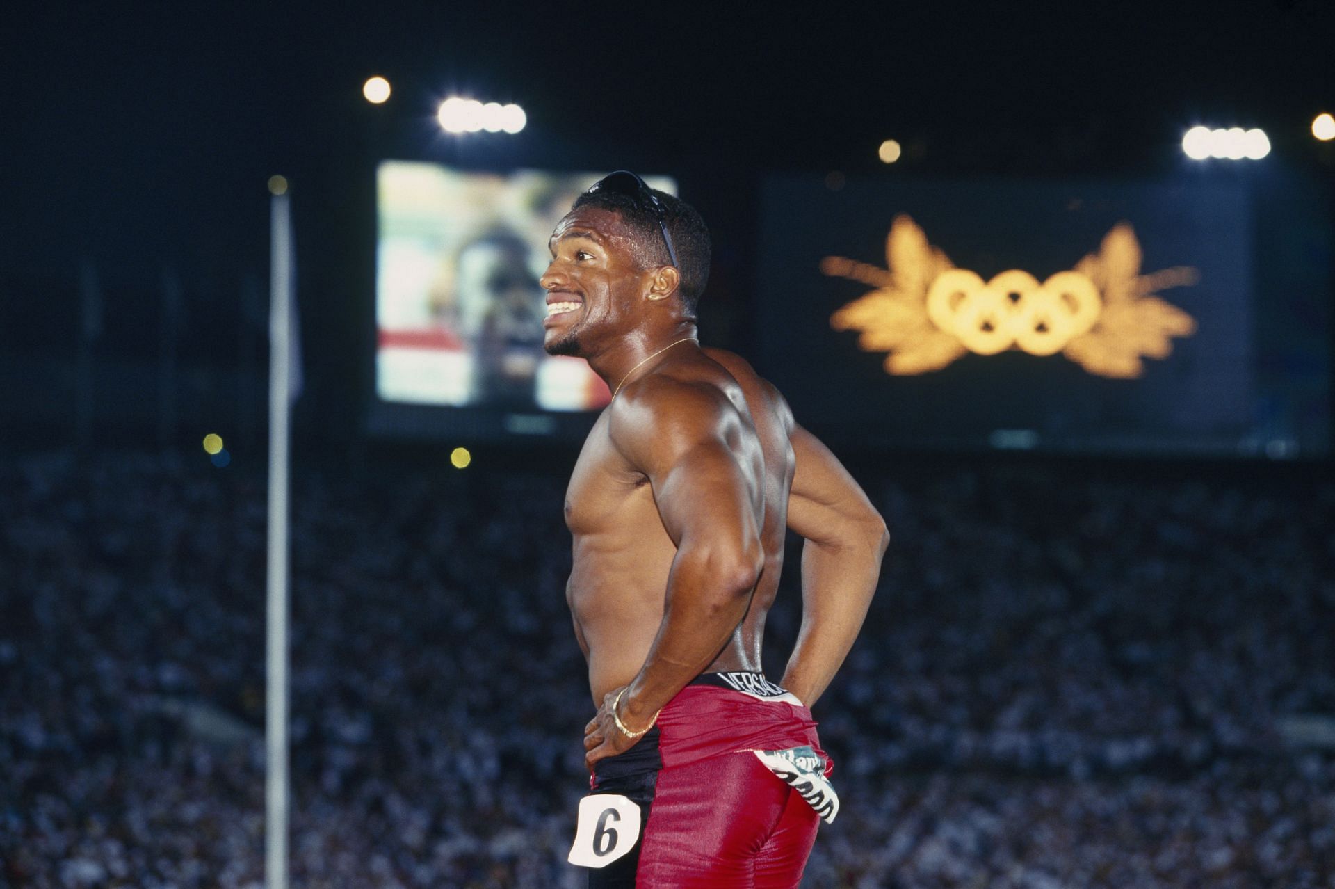 Ato Boldon, one of the announcers for the NBC at the Paris Olympics 2024 | Getty