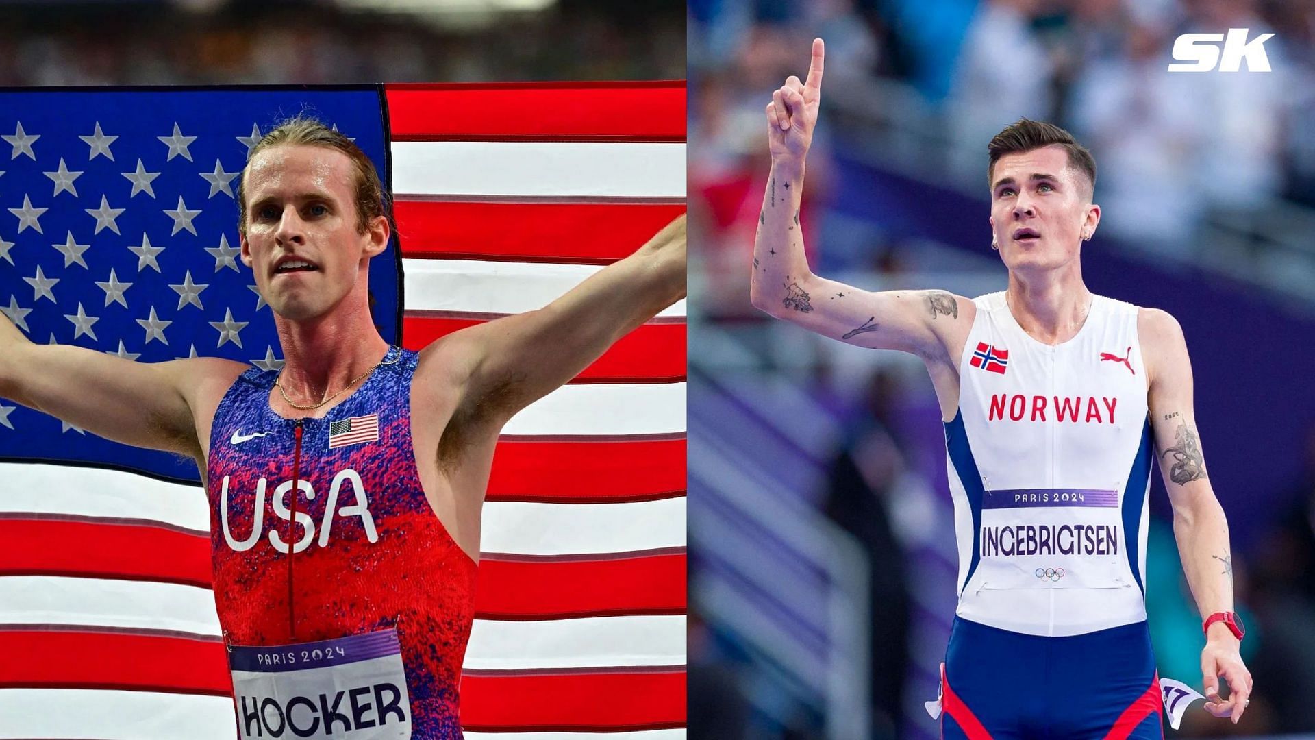 Cole Hocker and Jakob Ingebrigtsen