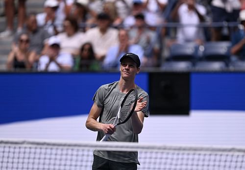 Jannik Sinner at the US Open 2024 (Image via Getty)