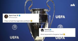 "They ruined the legendary anthem", "Trying to toy with my childhood memories" - Fans react as UEFA updates the Champions League anthem