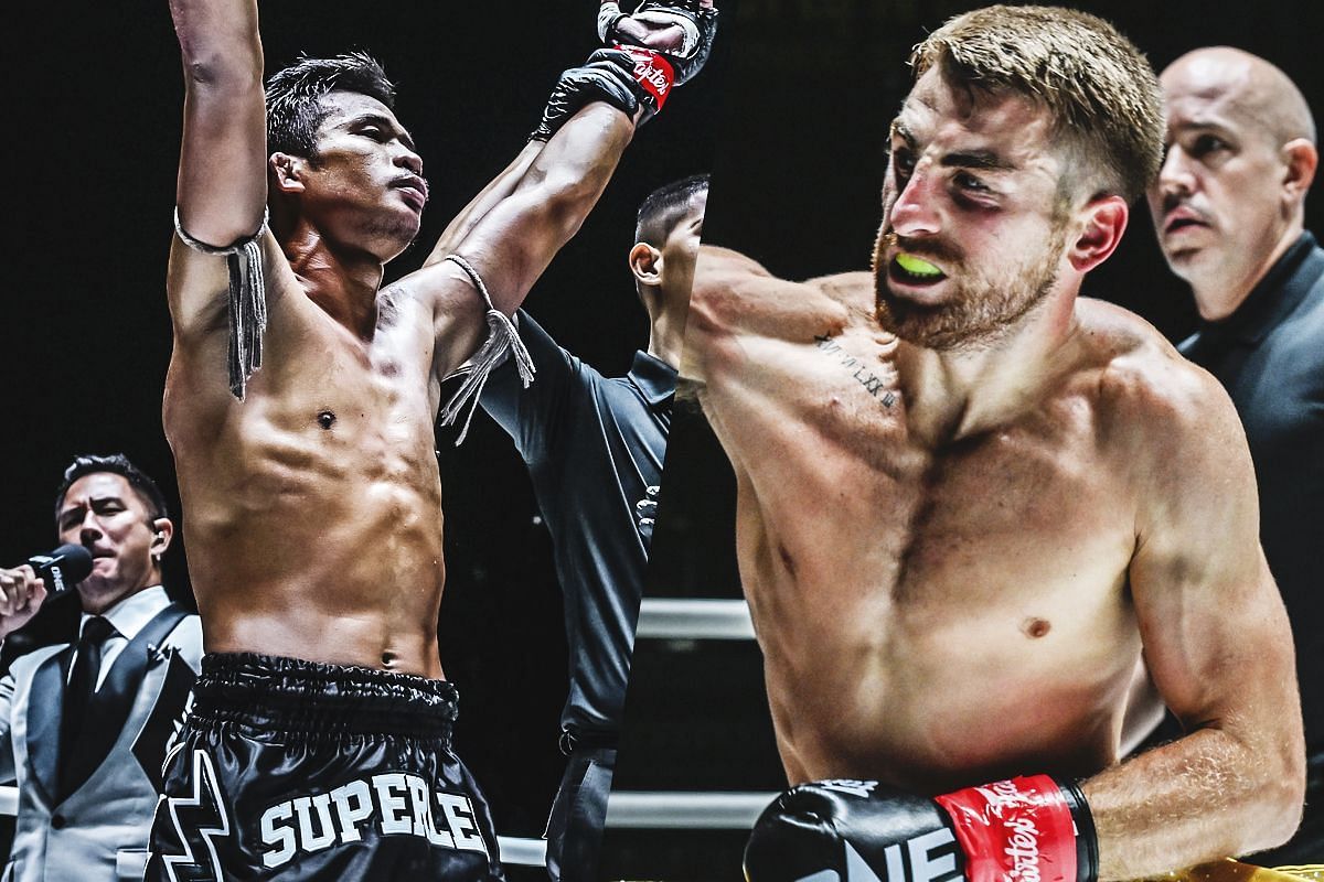 Superlek (L) and Jonathan Haggerty (R) | Photo by ONE Championship