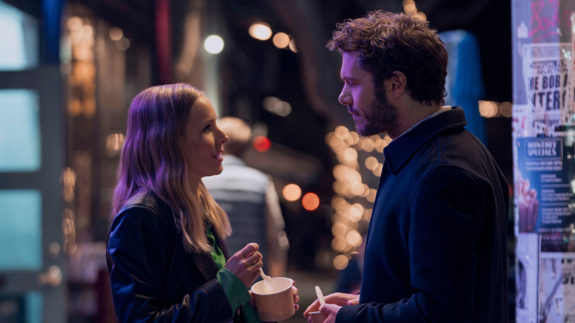 Nobody Wants This stars Kristen Bell and Adam Brody. (Image via Netflix)