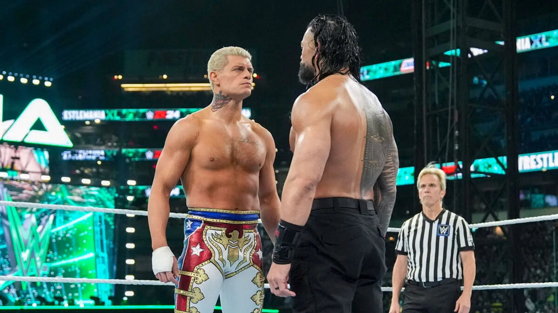 Roman Reigns lost to Cody Rhodes at WrestleMania 40 (Image credit: WWE.com)