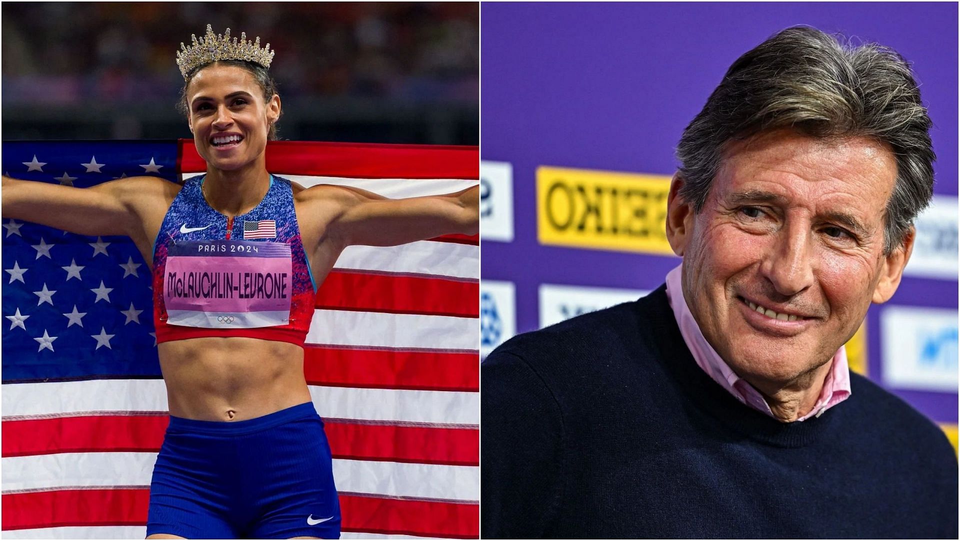 Sydney McLaughlin-Levrone and Sebastian Coe