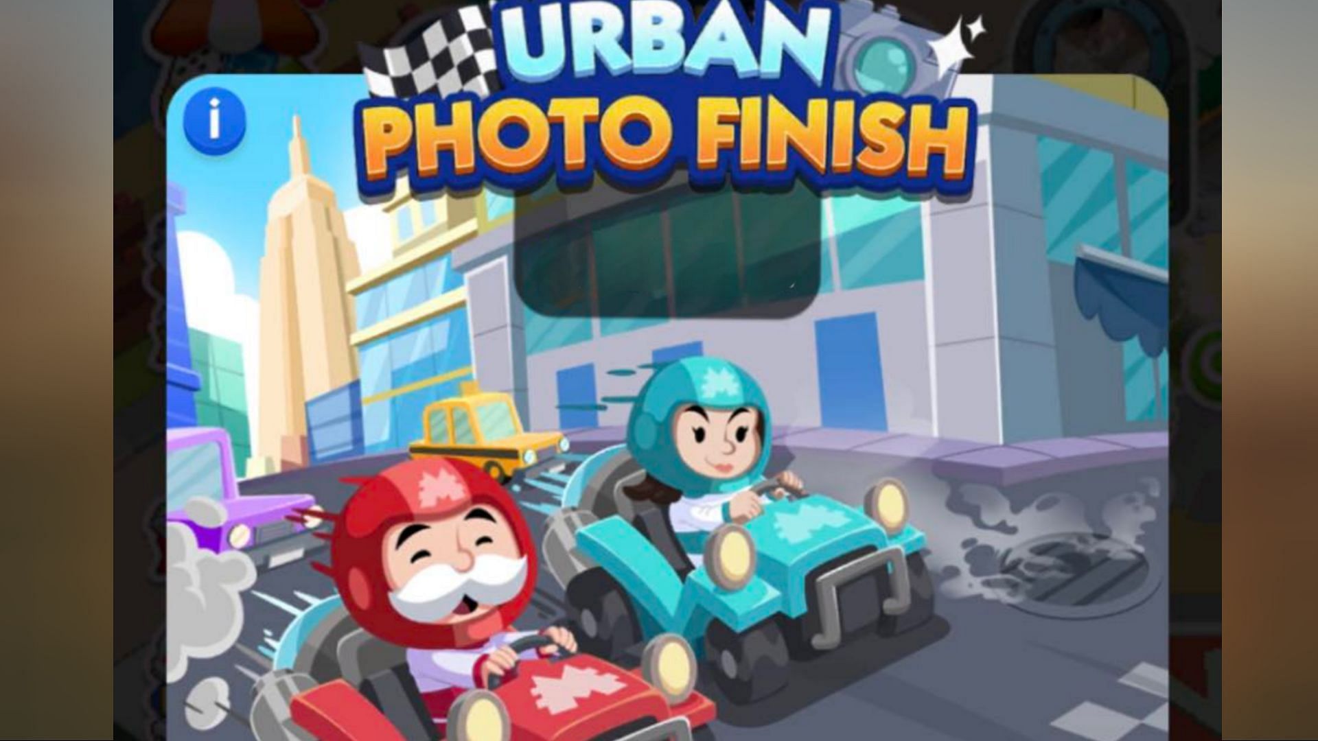 Monopoly Go Urban Photo Finish offers lucrative rewards (Image via Scopely) 