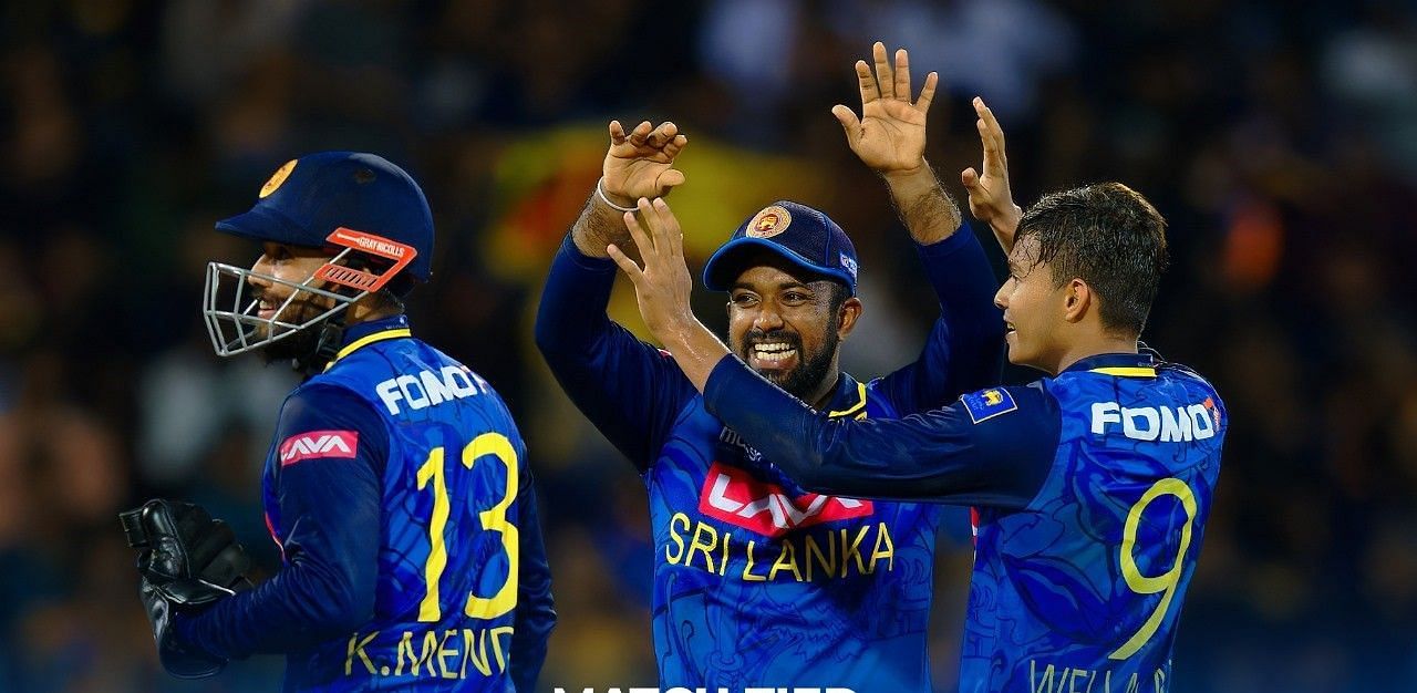 श्रीलंकाई टीम ने पलटा मैच (Photo Credit - @OfficialSLC)