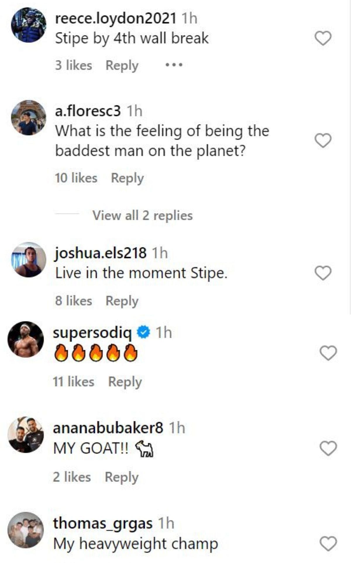 More comments on the video. [Image courtesy: @stipemiocic on Instagram]