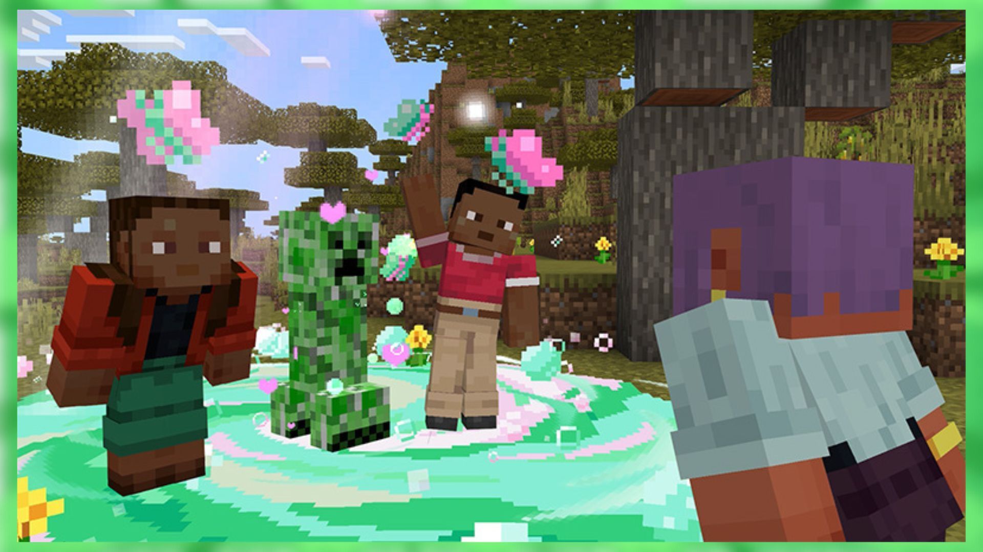 The LUSH bath bomb add-on (Image via Mojang Studios)