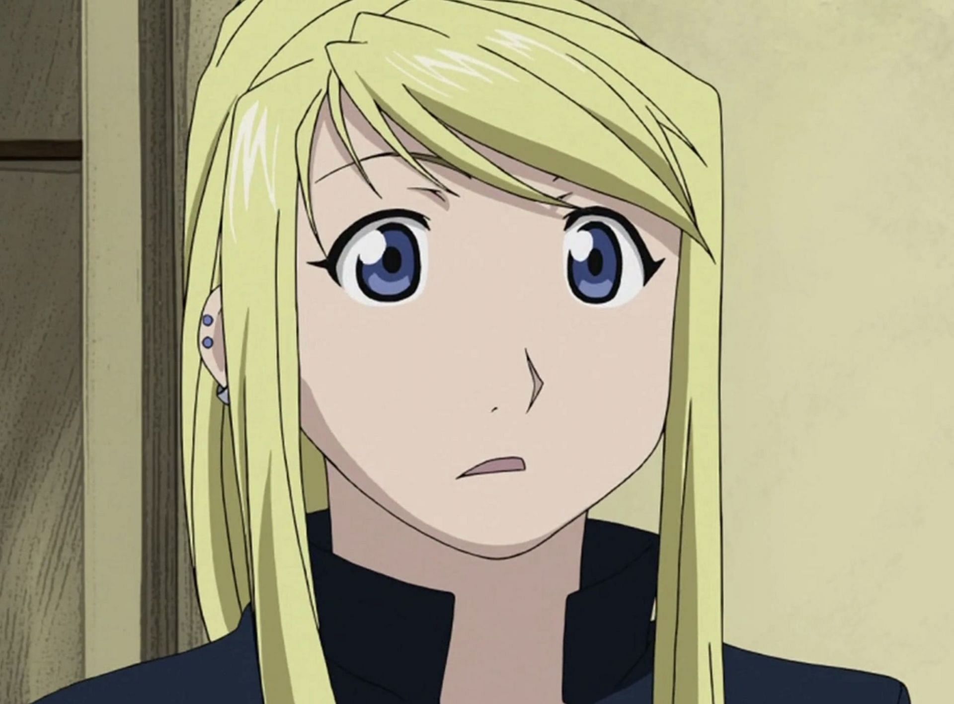 Winry Rockbell as seen in anime (Image via Studio Bones)