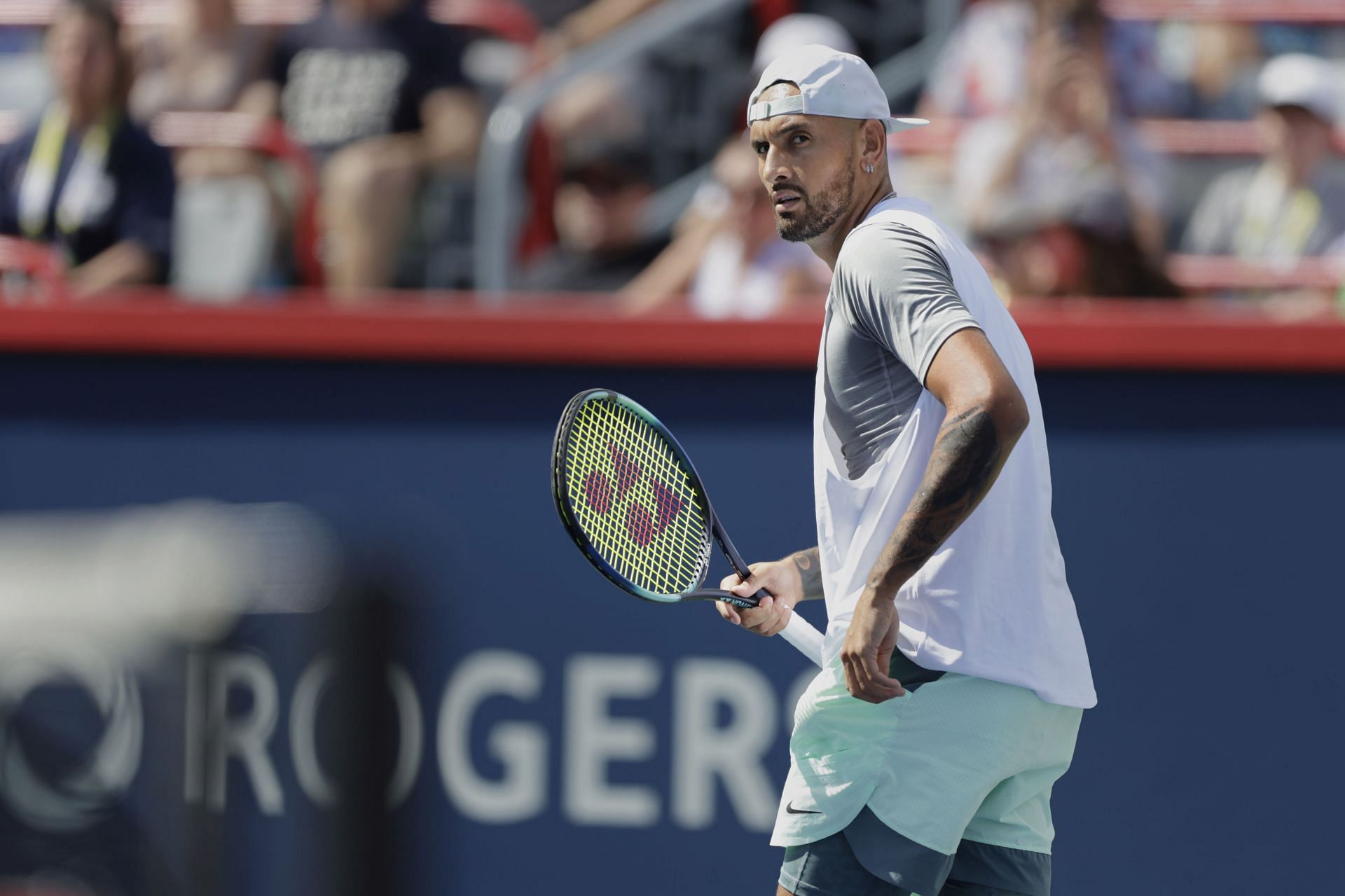 Nick Kyrgios at the National Bank Open (Image: Getty)