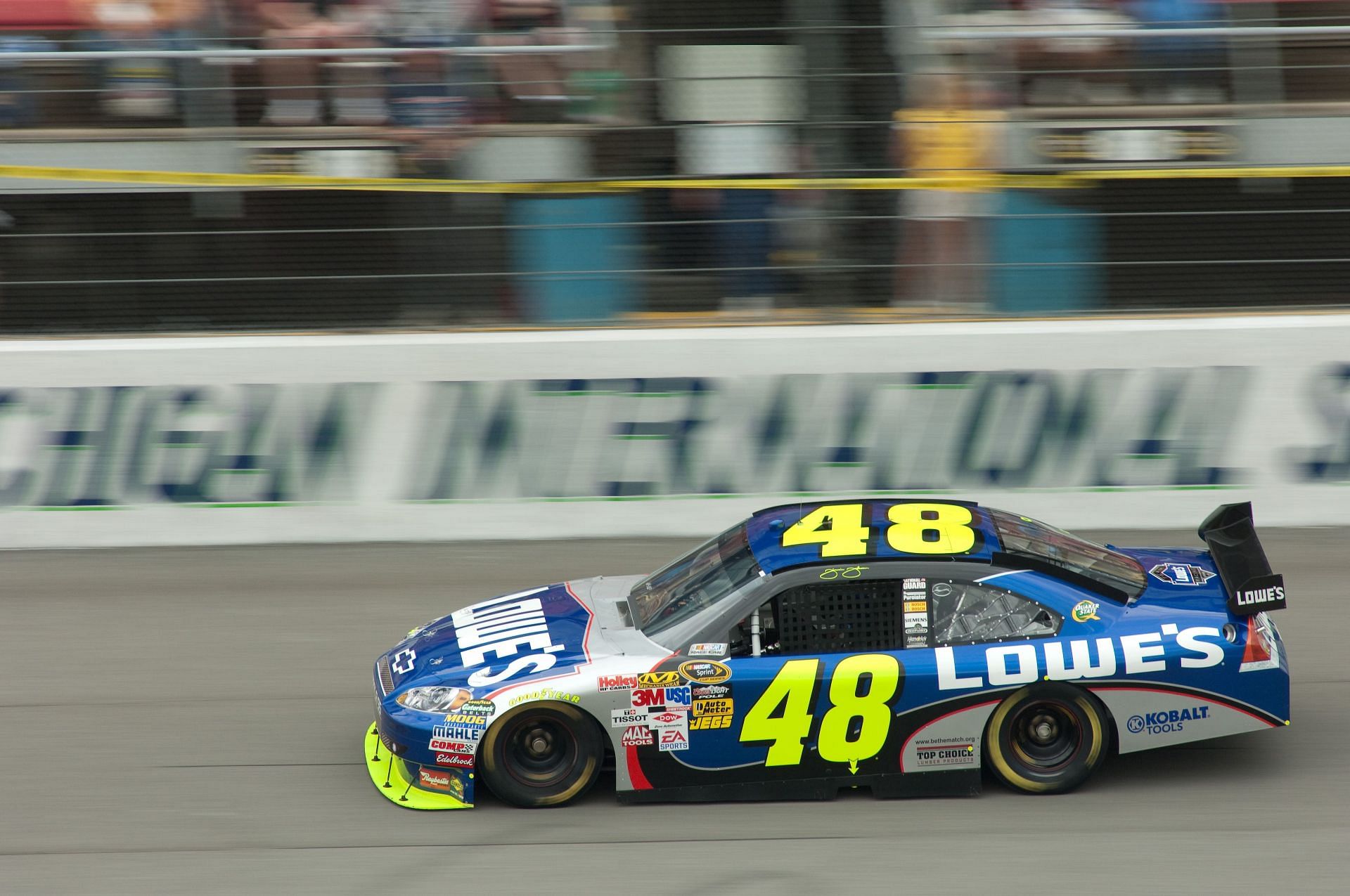 Jimmie Johnson&#039;s #48 Chevy (Image via Getty)