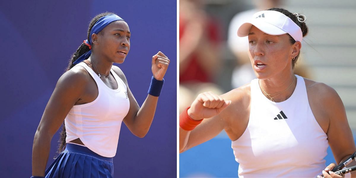 Jessica Pegula and Coco Gauff on the women