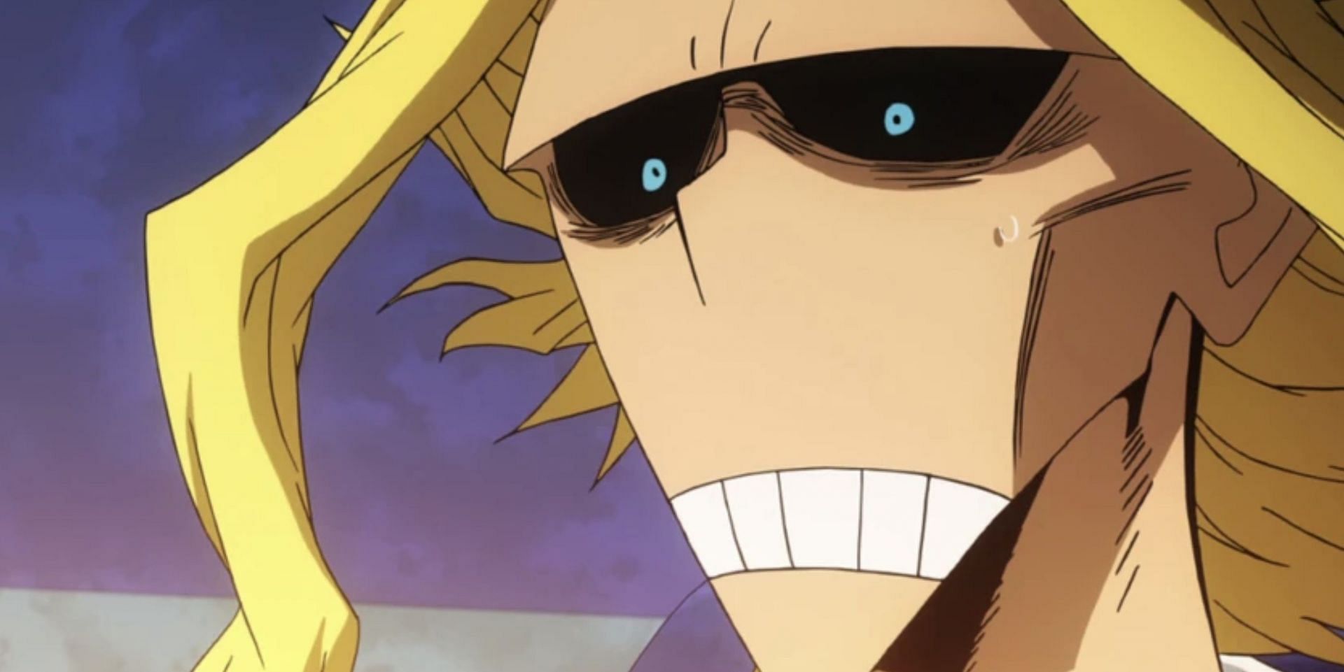 All Might as seen in anime (Image via Bones)