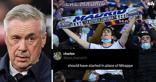 "Should have started in place of Mbappe" - Fans surprised by 23-year-old star's exclusion from Real Madrid XI for Las Palmas clash