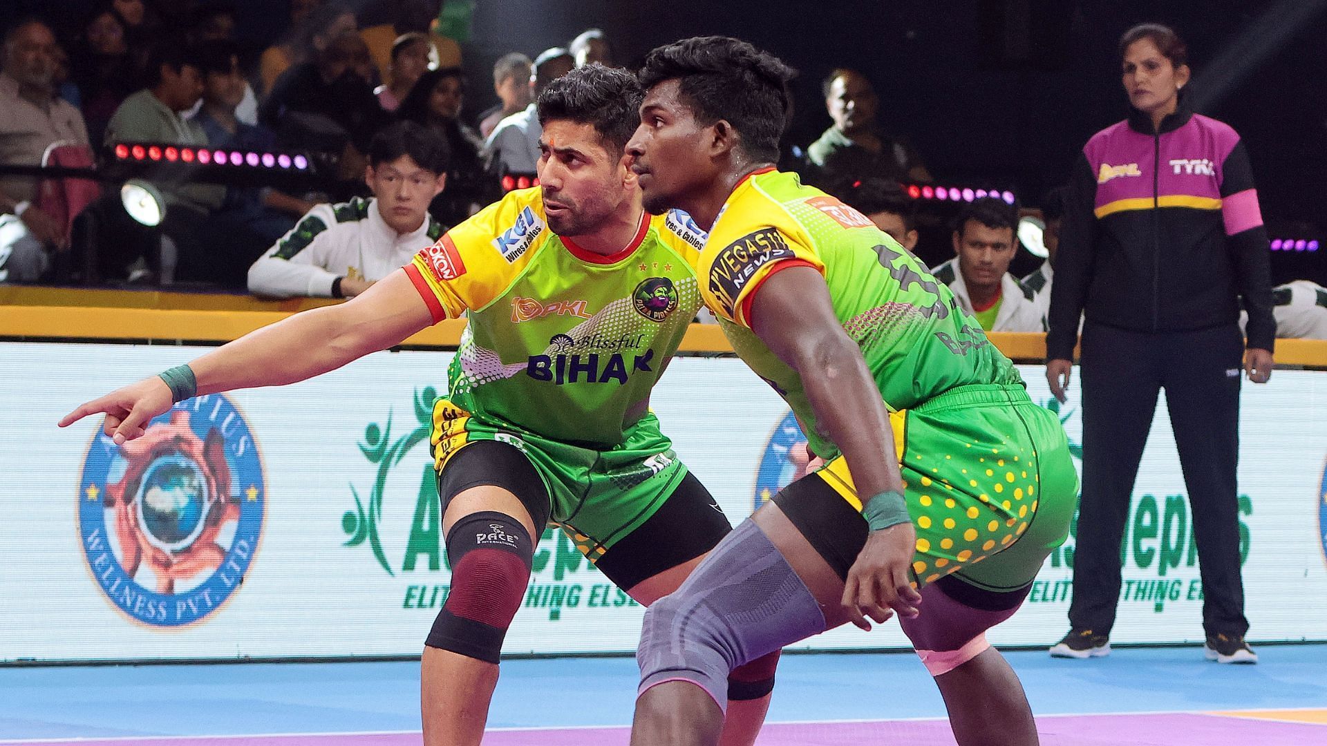 Sanjay in action during PKL Season 10, Image by PKL Media