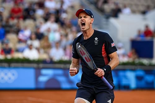 Andy Murray at the Paris Olympics (Image Source: Getty)