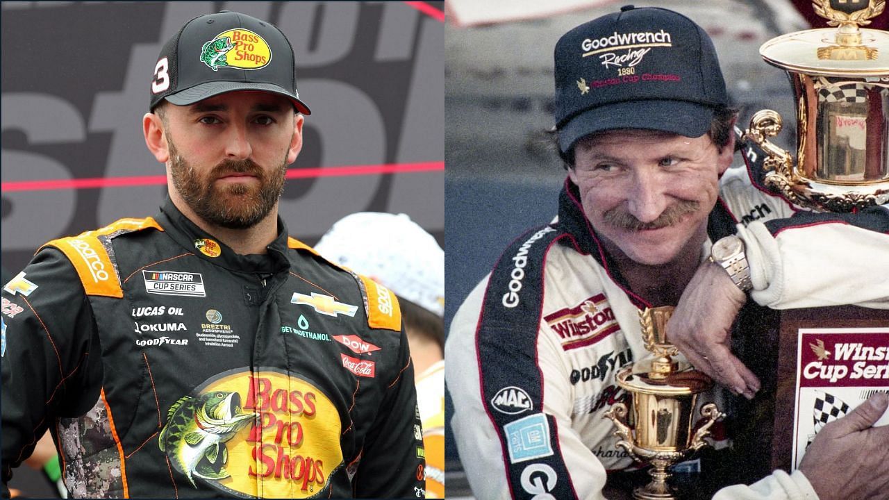 Austin Dillon (L), Dale Earnhardt (R)