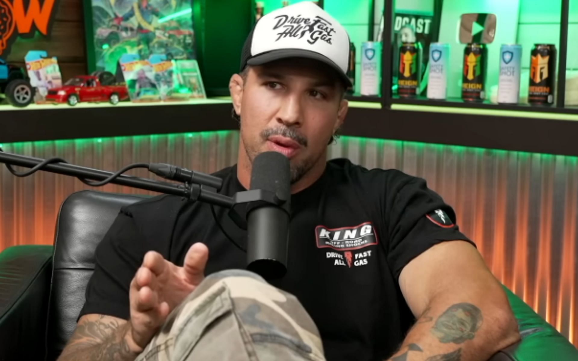 Brendan Schaub questions free speech in the UFC [Image courtesy: Thiccc Boy - YouTube]