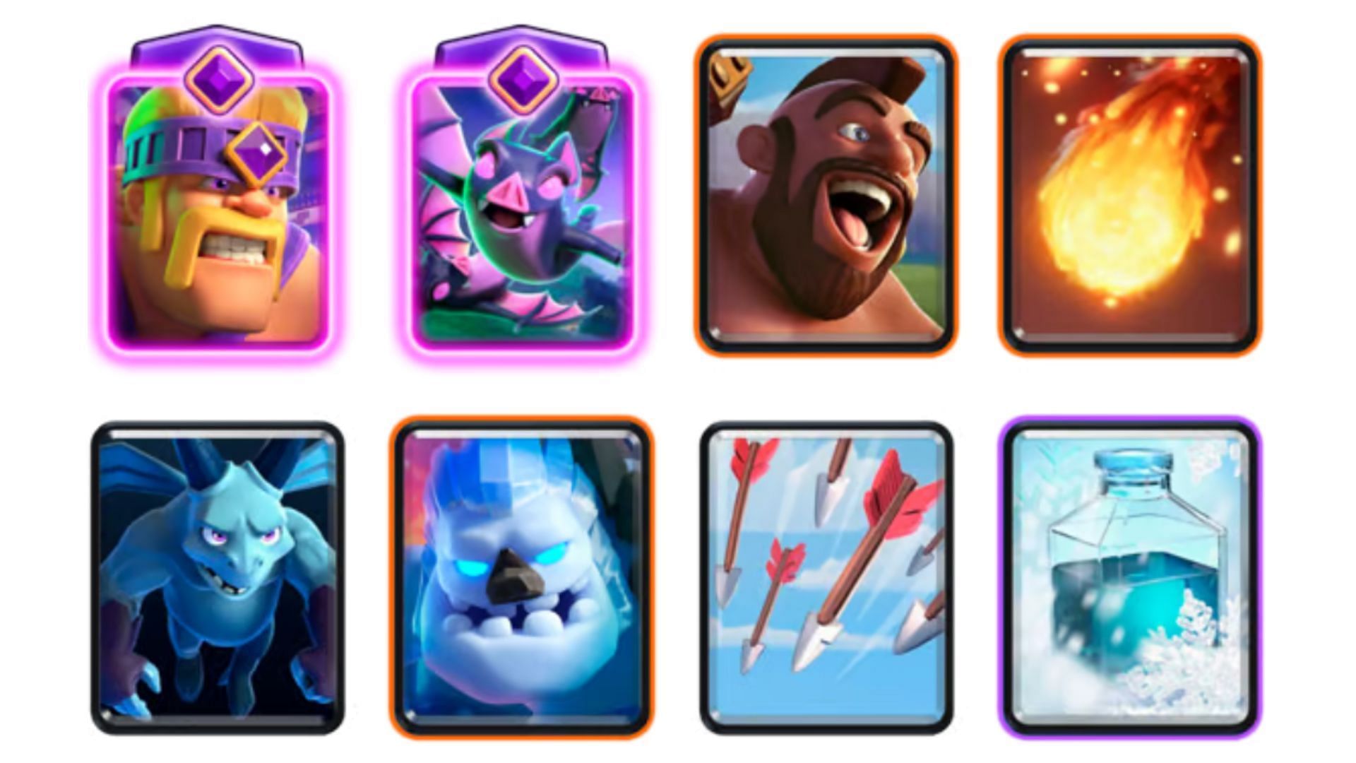 Hog Freeze battle deck in Clash Royale (Image via Supercell)