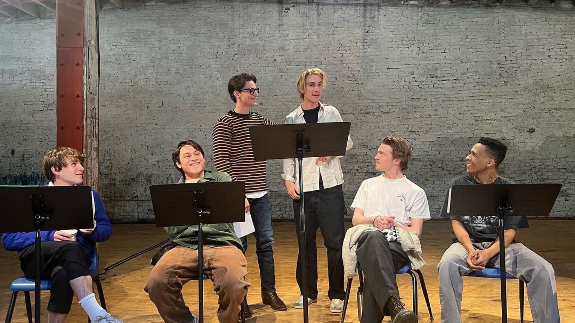 A picture of the table read shared by the Quick &amp; Dirty Theatre Company (Image via Instagram/@quick.and.dirty_theatre)