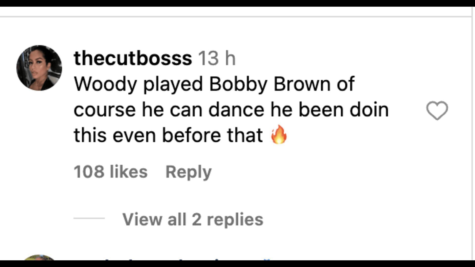 Social media users appreciate Woody&#039;s dance in Yolanda&#039;s new track&#039;s music video: Reactions explored. (Image via The Shade Room/ Instagram)