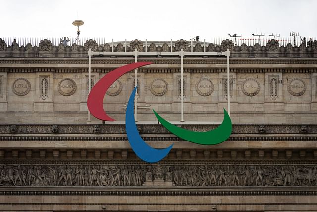 Agitos Adorns The Arc De Triomphe - Source: Getty