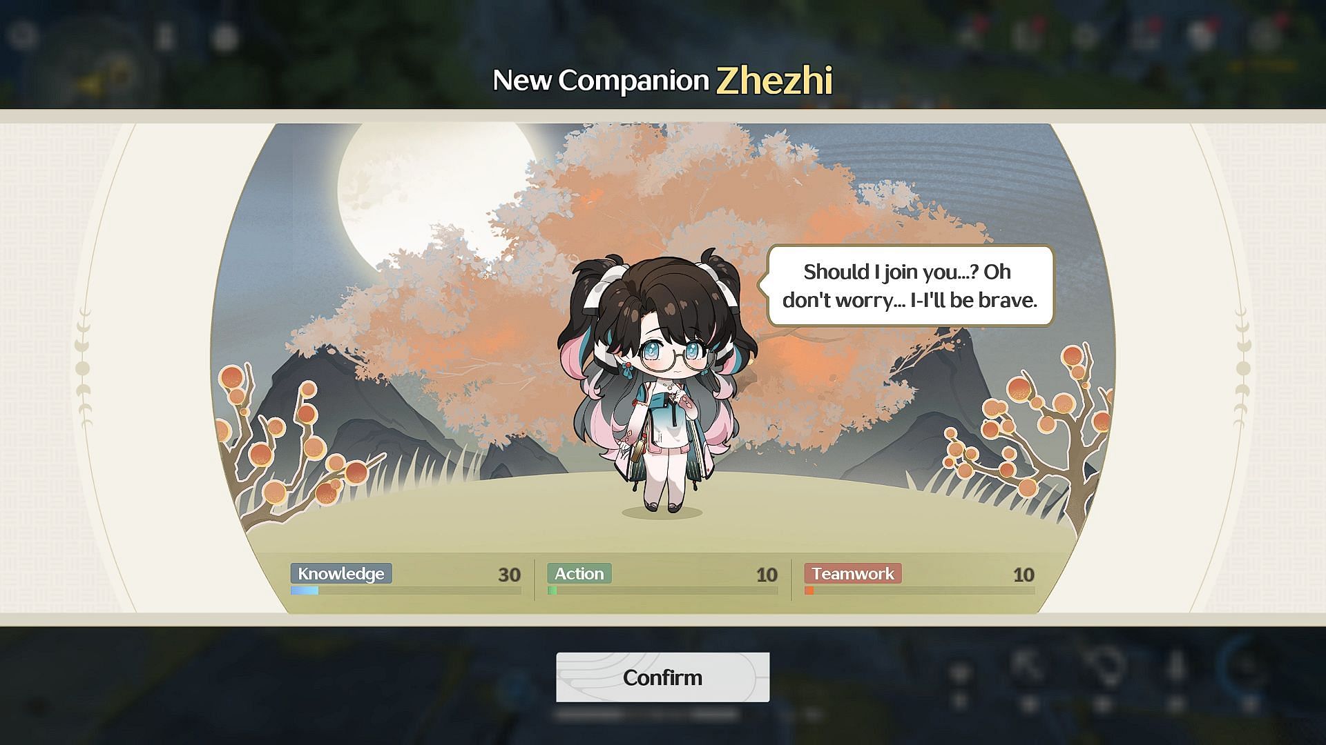 New Companion - Zhezhi (Image via Kuro Games