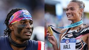Who is Anna Hall dating? All about the NFL cornerback Joejuan Williams who will be cheering her on as she competes at the Paris Olympics