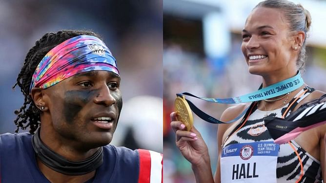 Who is Anna Hall dating? All about the NFL cornerback Joejuan Williams who will be cheering her on as she competes at the Paris Olympics