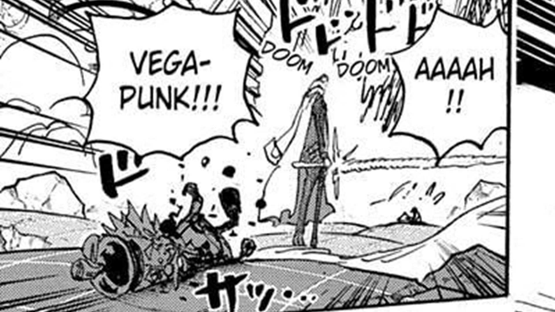 Sanji&#039;s reaction when Kizaru struck Vegapunk (Image via Shueisha)