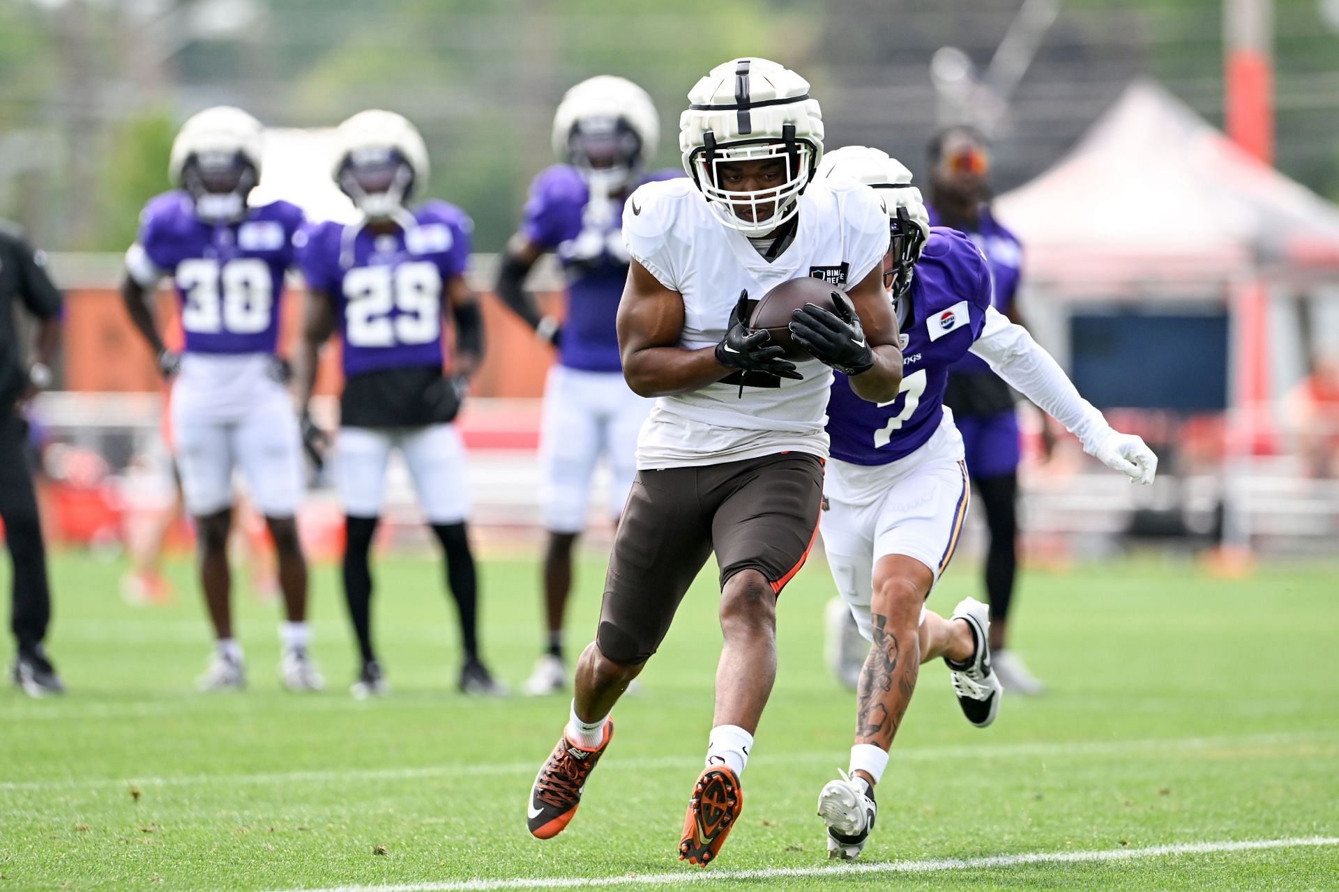 Minnesota Vikings &amp; Cleveland Browns Joint Practice - Source: Getty