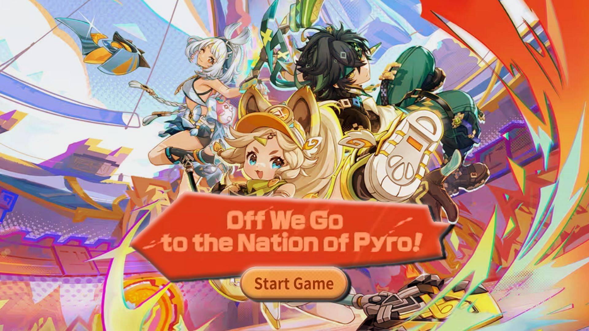 Participate in the Off We Go to the Nation of Pyro! web event to get free forgeable Natlan weapons (Image via HoYoverse)