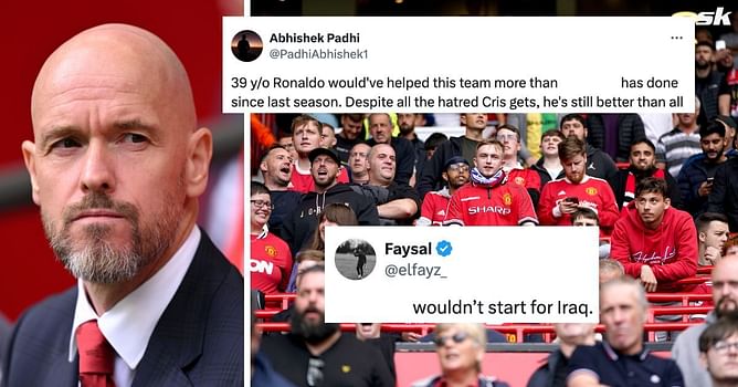 “39 y/o Ronaldo would’ve helped this team more”, “Wouldn’t start for Iraq” - Fans slam Manchester United star after 2-1 loss to Brighton