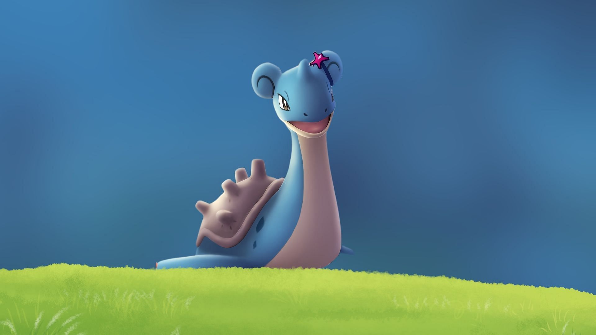 A Blanche Accessory Lapras, as seen in the game. (Image via Niantic)